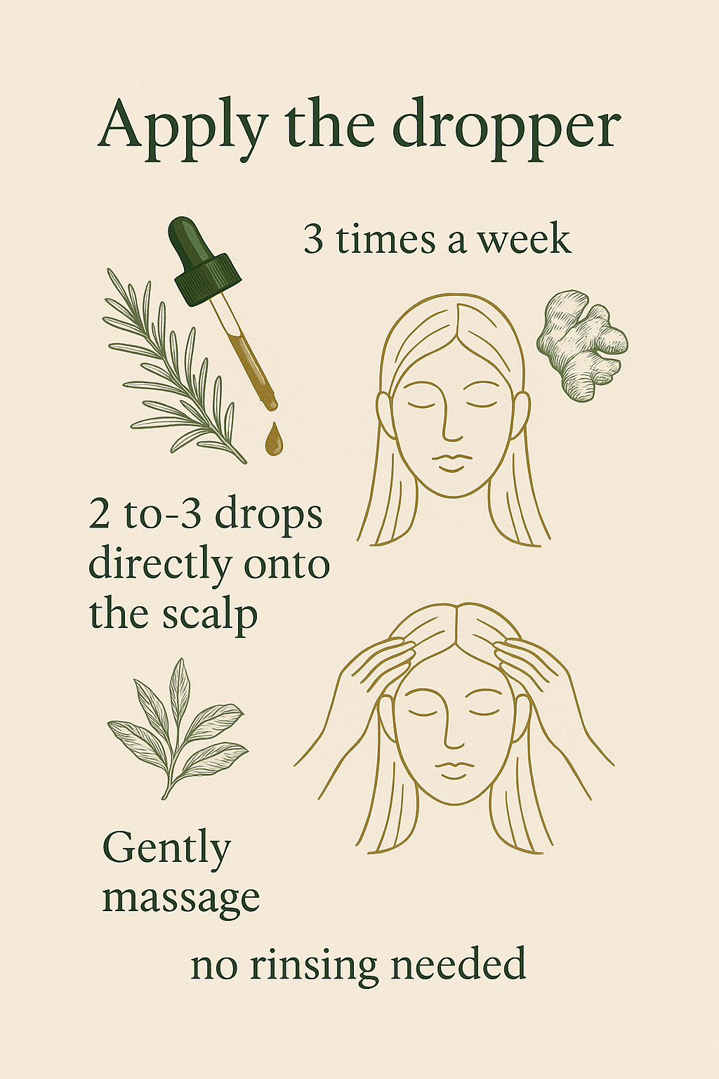 Hair Grown Elixir Dropper